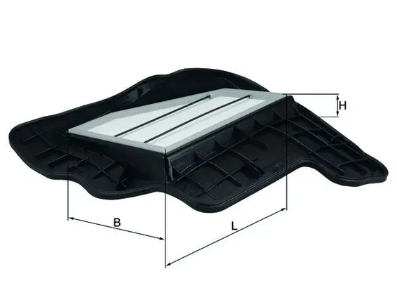 Filtr powietrza LX16855 Mahle Original