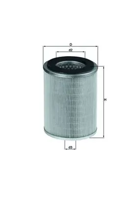 Filtr powietrza LX830 Mahle Original