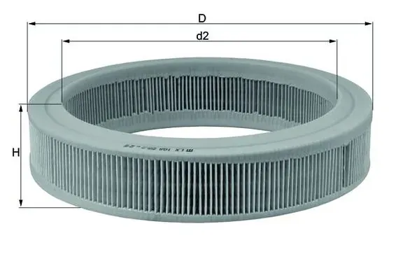 Filtr powietrza LX108 Mahle Original