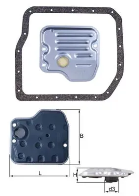Filtr automatycznej skrzyni biegów HX237D Mahle Original