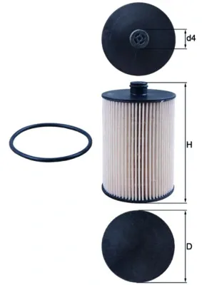 Filtr paliwa KX226D Mahle Original