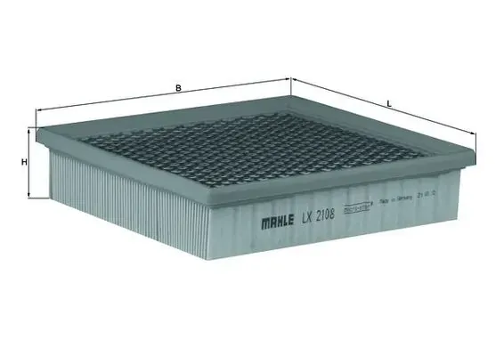 Filtr powietrza LX2108 Mahle Original