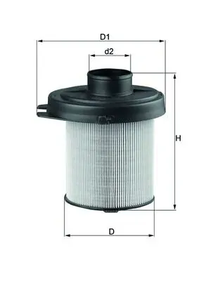 Filtr powietrza LX291 Mahle Original