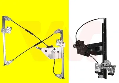 Mechanizm podnoszenia szyby drzwi przednich lewych 7620261 VAN Wezel