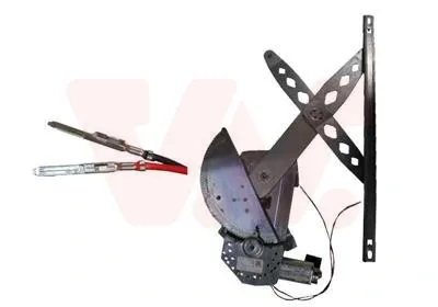 Mechanizm podnoszenia szyby drzwi przednich lewych 5235261 VAN Wezel