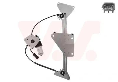 Mechanizm podnoszenia szyby drzwi przednich prawych 8213262 VAN Wezel