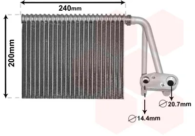 Parownik klimatyzacji 4300V566 VAN Wezel