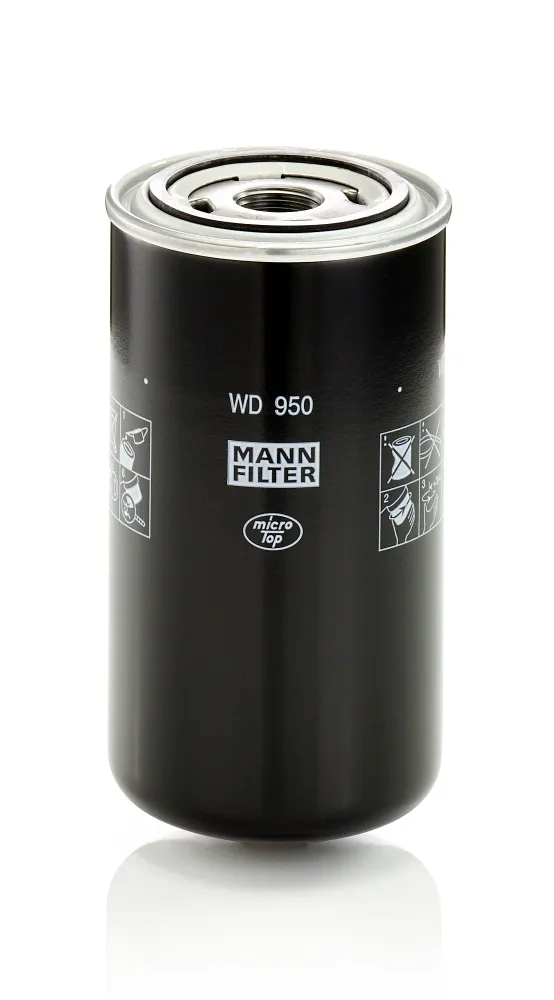 Filtr układu hydraulicznego WD950 Mann-Filter