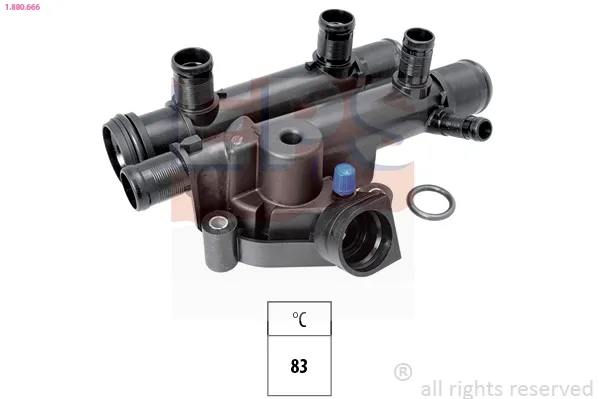 Obudowa termostatu do Opel Vivaro A F7