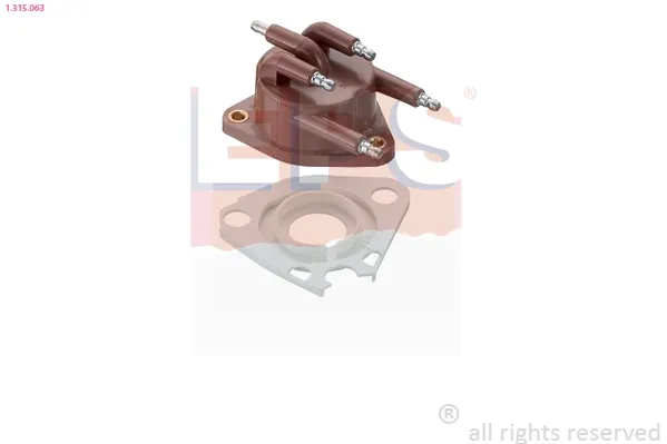 Kopułka rozdzielacza zapłonu 3342161 Volvo