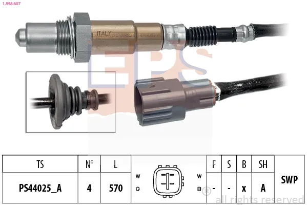 Sonda lambda, czujnik tlenu Toyota Prius NHW20