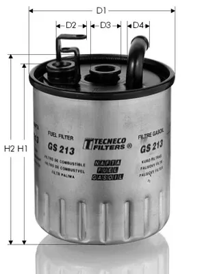 Filtr paliwa GS213 Tecneco