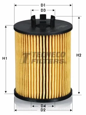 Filtr oleju OL0203E Tecneco