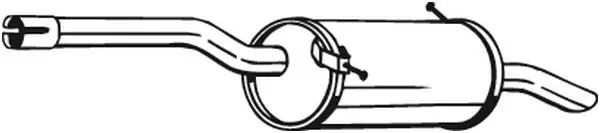 Tłumik, tylna część Citroen Berlingo cena, od