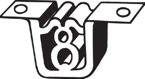 Poduszka mocowania tłumika BMW 3 E36