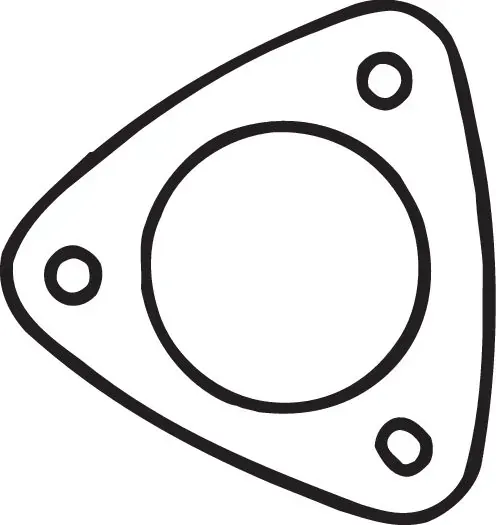 Uszczelka rury odbiornika tłumika Mazda Demio DW