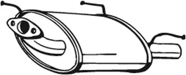 Tłumik, tylna część Nissan Almera I