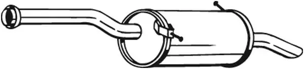 Tłumik, tylna część 135101 Bosal