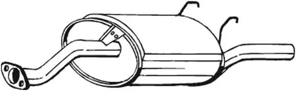 Tłumik, tylna część Honda Civic V
