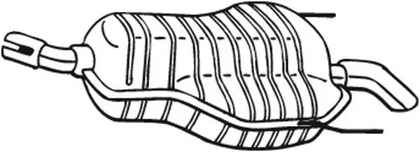 Tłumik, tylna część 13145223 General Motors