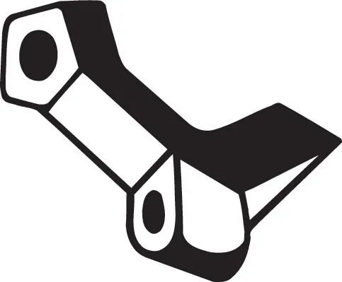 Wspornik tylnej poduszki tłumiącej 255102 Bosal