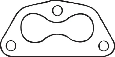 Uszczelka rury odbiornika tłumika Mazda 929 III