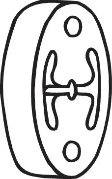 Poduszka mocowania tłumika Honda Accord III