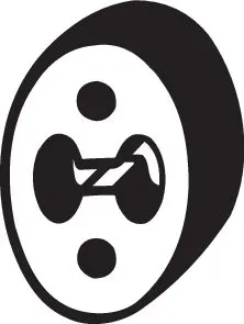 Poduszka mocowania tłumika Peugeot Boxer I