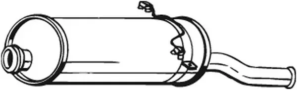 Tłumik, tylna część Citroen Xsara Picasso