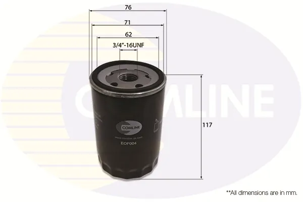 Filtr oleju EOF004 Comline