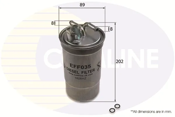 Filtr paliwa EFF035 Comline