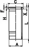 Tuleja tłoka 89861110 Kolbenschmidt