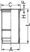Tuleja tłoka 89593110 Kolbenschmidt