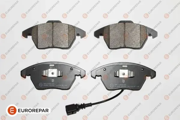 Klocki hamulcowe przednie tarczowe 1617259080 Eurorepar