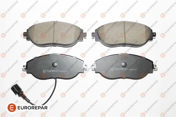 Klocki hamulcowe przednie tarczowe 1639373480 Eurorepar