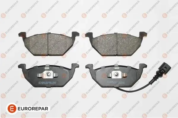 Klocki hamulcowe przednie tarczowe 1617254080 Eurorepar