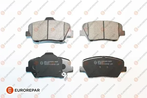 Klocki hamulcowe przednie tarczowe 1675993980 Eurorepar