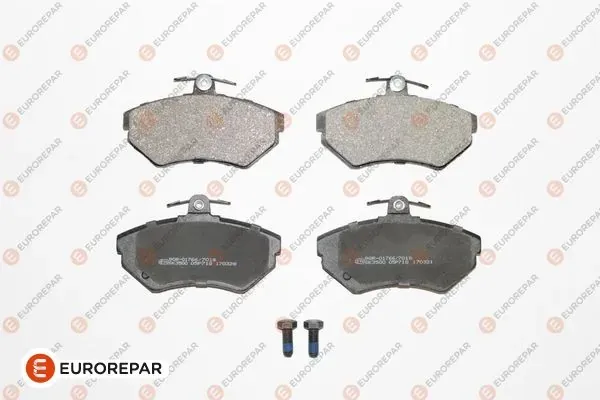 Klocki hamulcowe przednie tarczowe 1617254380 Eurorepar