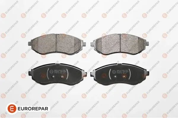 Klocki hamulcowe przednie tarczowe 1617266280 Eurorepar