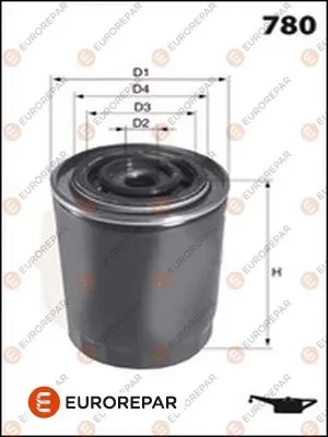Filtr oleju E149144 Peugeot/Citroen