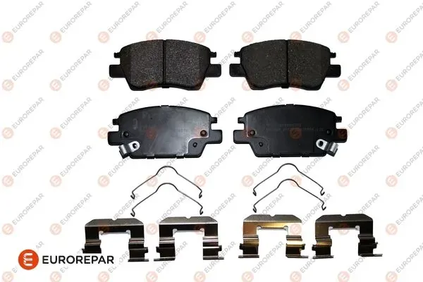 Klocki hamulcowe przednie tarczowe 1673898680 Eurorepar