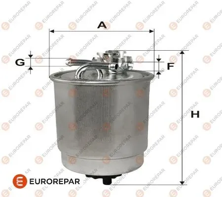 Filtr paliwa E148105 Eurorepar