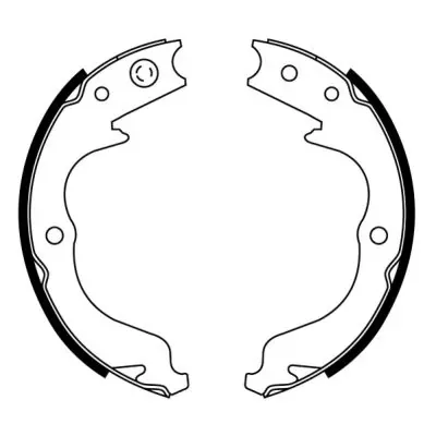 Klocki hamulca ręcznego C07013ABE ABE