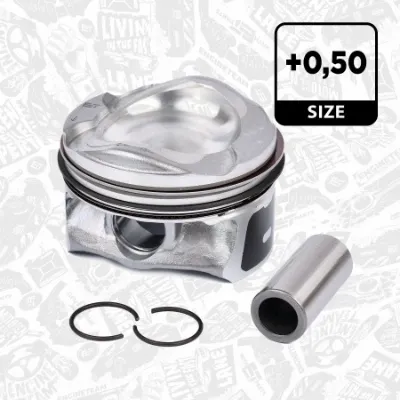 Tłok, komplet na 1 cylinder, 2. naprawa (+0,50) Ford Galaxy II CA1