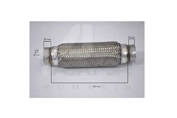 Łącznik elastyczny wydechu 60102 Asam