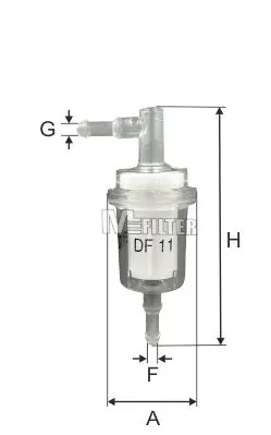 Filtr paliwa DF11 Mfilter