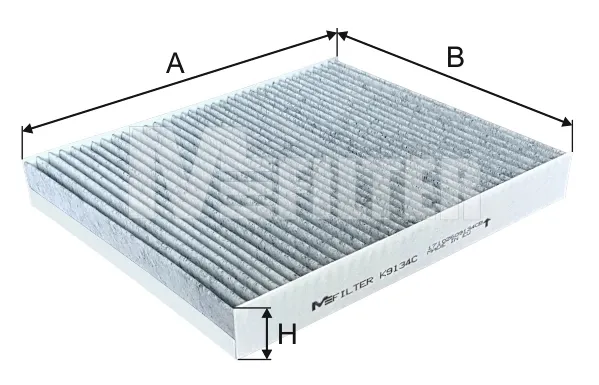 Filtr kabiny K9134C Mfilter