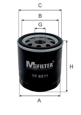 Filtr oleju TF6511 Mfilter