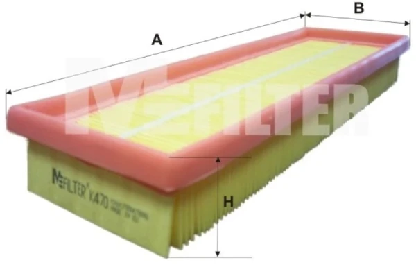 K470 Mfilter filtr powietrza