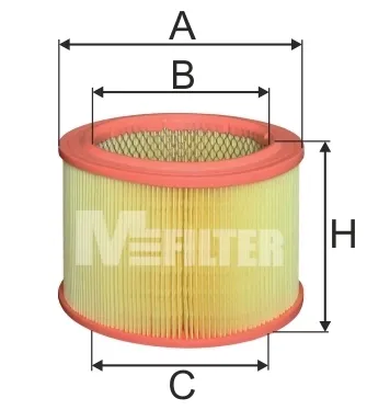 Filtr powietrza A289 Mfilter